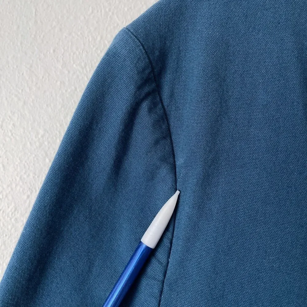 Bonobos Stretch Cotton Chore Blazer Athletic Fit 40R Blue Garment Dye Unlined